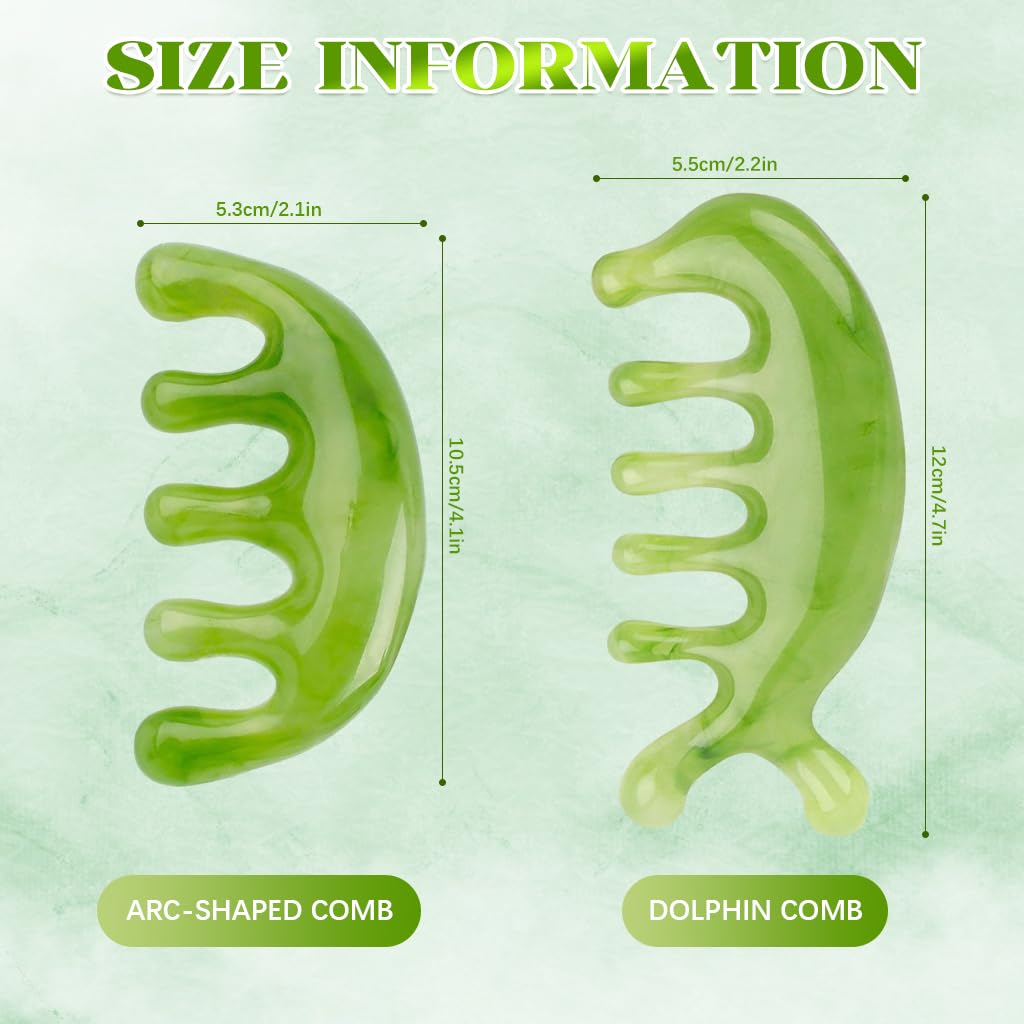 MAYCREATE 2pcs Massage Combs, Scalp Massager Guasha Comb, Handheld Head Massage Tool, Multi-Use Meridians Massager for Head Caring, Relaxation, Physical Therapy, Acupoint Treatment MAYCREATE 2pcs Massage Combs, Scalp Massager Guasha Comb, Handheld Head Massage Tool, Multi-Use Meridians Massager for Head Caring, Relaxation, Physical Therapy, Acupoint Treatment